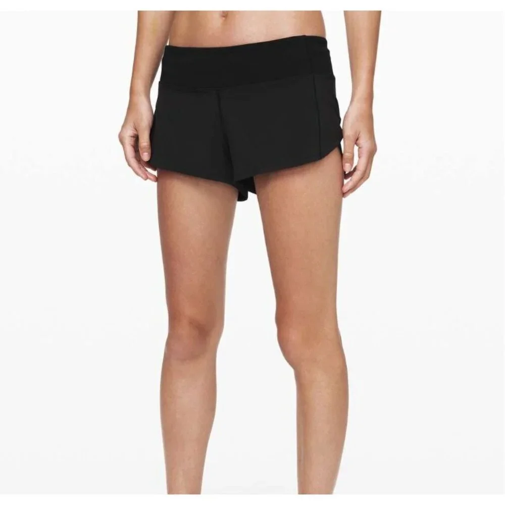 Lululemon Speed Up Short *2.5" Black Size 8